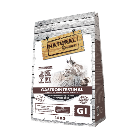 Natural Greatness - chats souffrant de troubles absorption intestinale