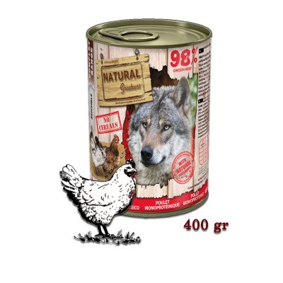 Lot 12 pâtées pour chien 100% naturelle, mono-protéique, sans céréales
