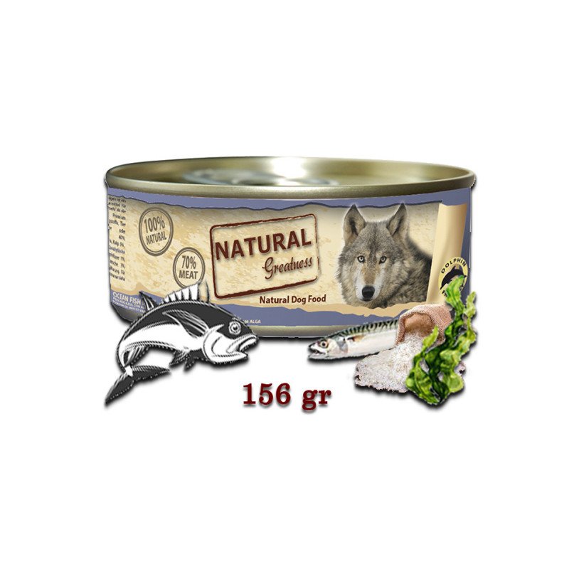 Patée sans céréales aux poissons d'océan pour chien jusqu'à 10 kg Patée sans céréales aux poissons d'océan pour chien jusqu'à 10 kg